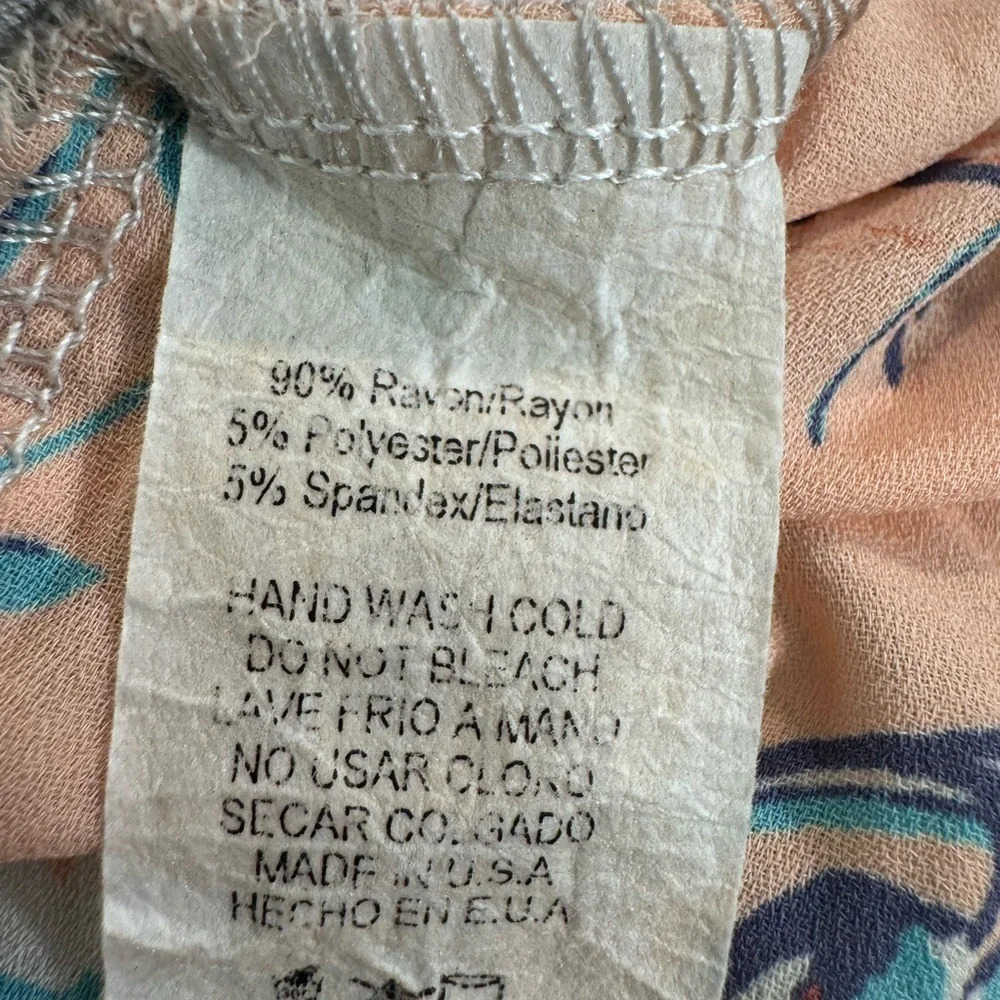 Papermoon Floral and Stripe Waterfall Back, Pattern Mix Top, Stitchfix, casual - Picture 8 of 9